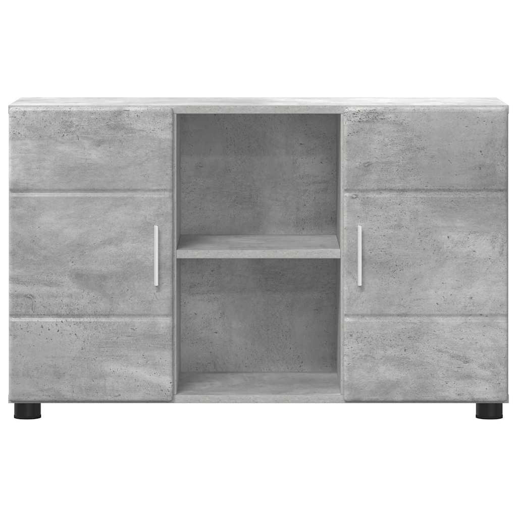 Credenza Con Porta Florin Grigio Cemento 88,5 X 30,5 X 55,5 Cm Rovere Sonoma