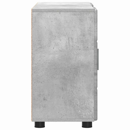 Credenza Con Porta Florin Grigio Cemento 88,5 X 30,5 X 55,5 Cm Rovere Sonoma