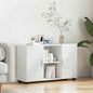 Credenza Con Porta Florin 88,5 X 30,5 X 73 Cm Bianco Lucido