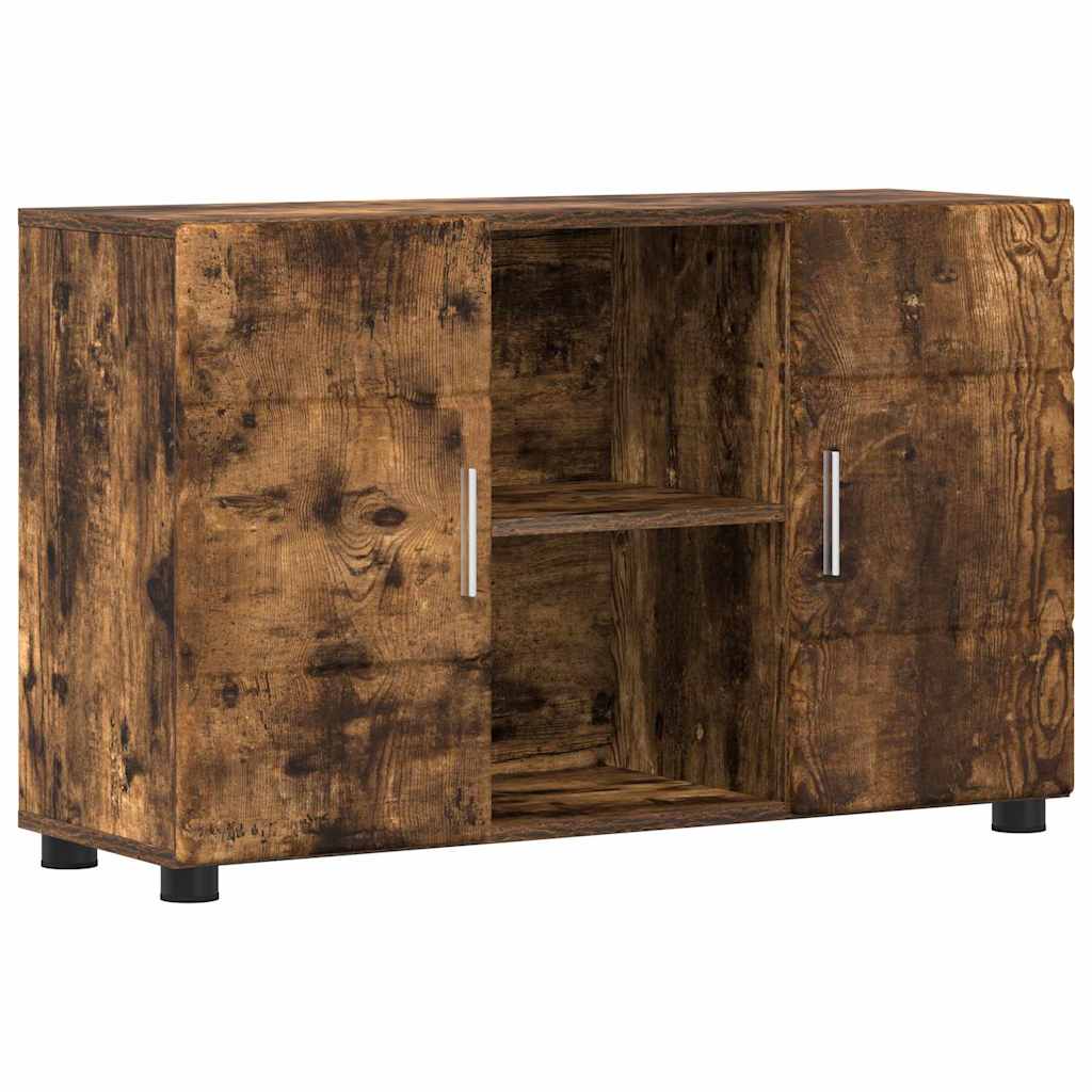 Credenza Con Porta Florin Rovere Fumé 88,5 X 30,5 X 55,5 Cm Quercia Affumicata