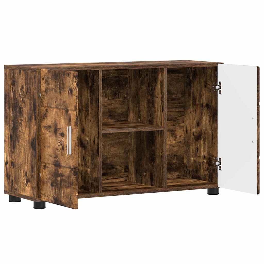 Credenza Con Porta Florin Rovere Fumé 88,5 X 30,5 X 55,5 Cm Quercia Affumicata