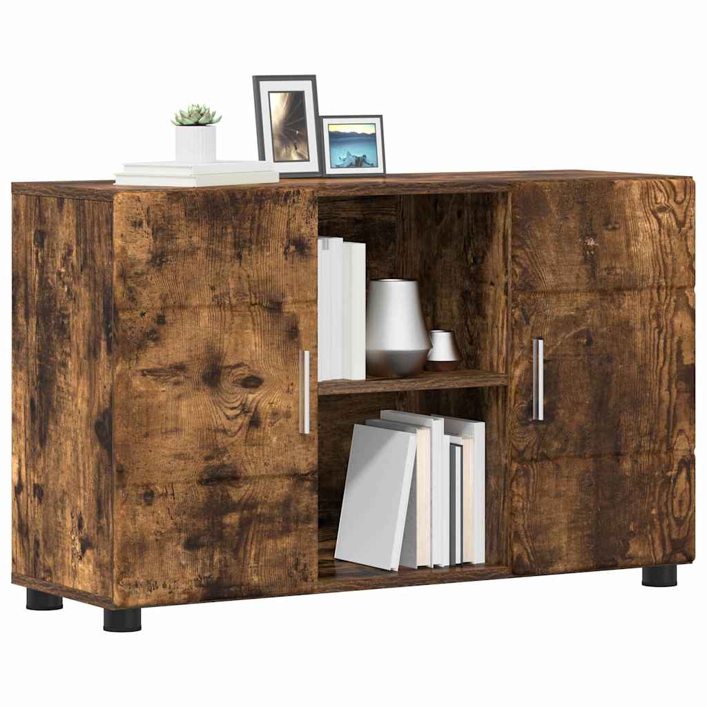 Credenza Con Porta Florin Rovere Fumé 88,5 X 30,5 X 55,5 Cm Quercia Affumicata