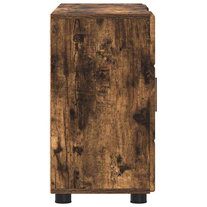 Credenza Con Porta Florin Rovere Fumé 88,5 X 30,5 X 55,5 Cm Quercia Affumicata