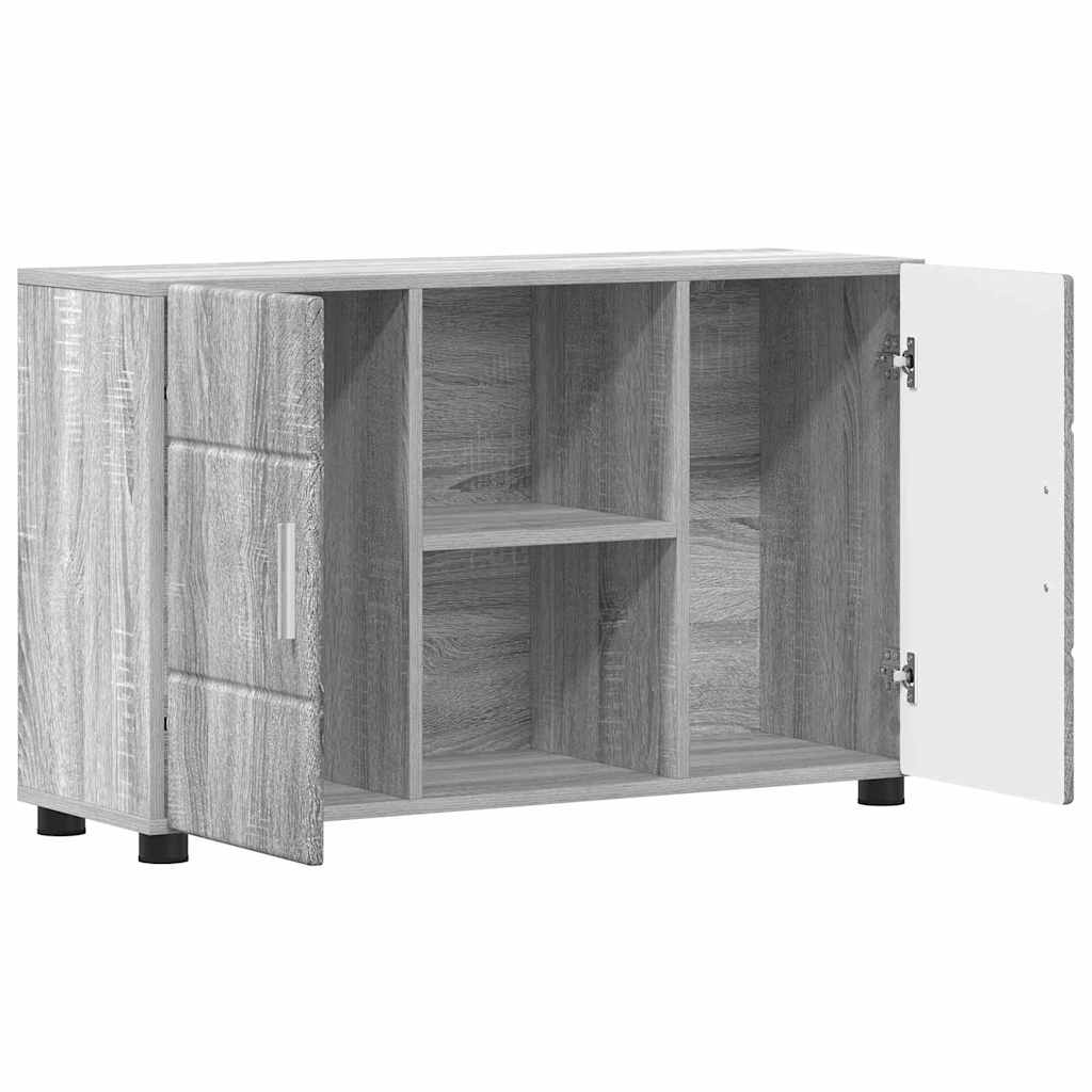 Credenza Con Porta Florin Grigio Sonoma 88,5 X 30,5 X 55,5 Cm Sonoma Grigia