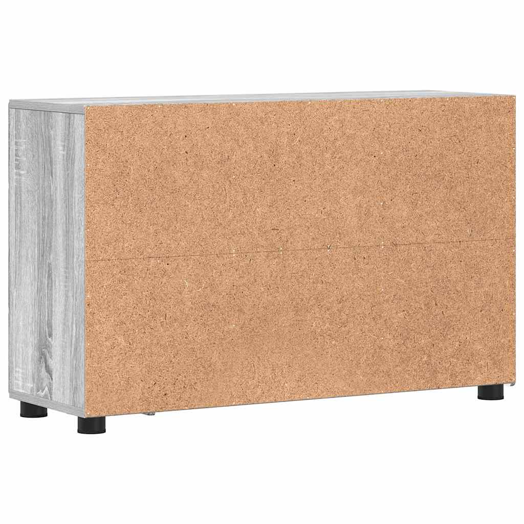 Credenza Con Porta Florin Grigio Sonoma 88,5 X 30,5 X 55,5 Cm Sonoma Grigia