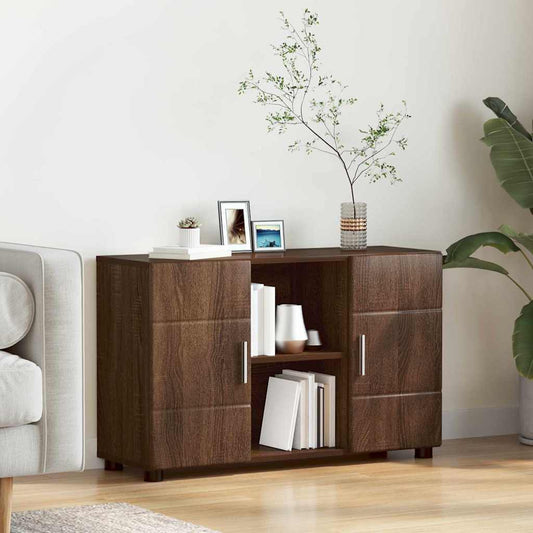 Credenza Con Porta Florin Rovere Marrone 88,5 X 30,5 X 55,5 Cm Quercia Marrone