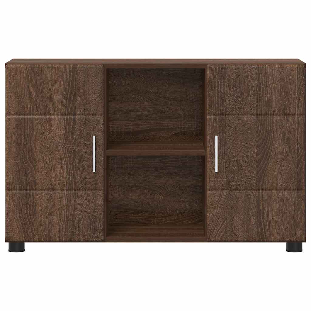 Credenza Con Porta Florin Rovere Marrone 88,5 X 30,5 X 55,5 Cm Quercia Marrone