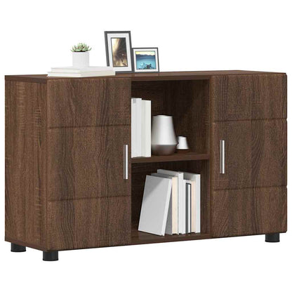 Credenza Con Porta Florin Rovere Marrone 88,5 X 30,5 X 55,5 Cm Quercia Marrone