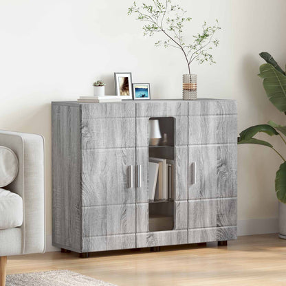 Credenza Con Porta Florin Grigio Sonoma 88,5 X 30,5 X 55,5 Cm Sonoma Grigia