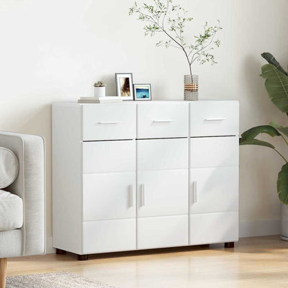 Credenza Florin 88,5 X 30,5 X 73 Cm Legno Multistrato Bianco