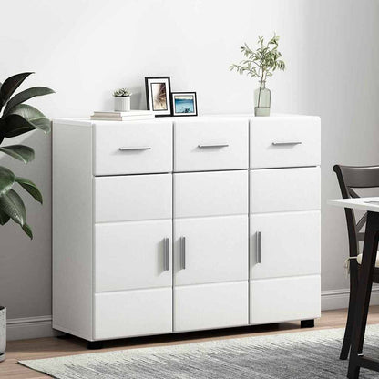 Credenza Florin 88,5 X 30,5 X 73 Cm Legno Multistrato Bianco