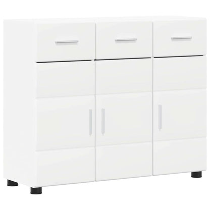 Credenza Florin 88,5 X 30,5 X 73 Cm Legno Multistrato Bianco