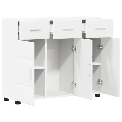 Credenza Florin 88,5 X 30,5 X 73 Cm Legno Multistrato Bianco