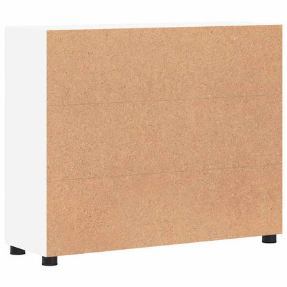 Credenza Florin 88,5 X 30,5 X 73 Cm Legno Multistrato Bianco