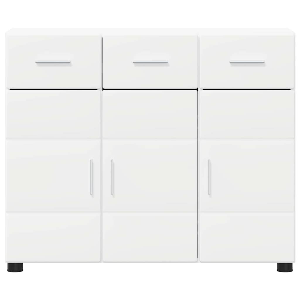 Credenza Florin 88,5 X 30,5 X 73 Cm Legno Multistrato Bianco