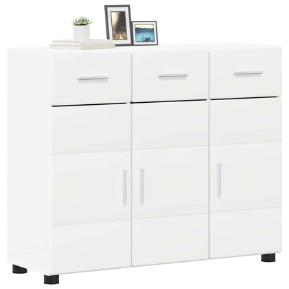 Credenza Florin 88,5 X 30,5 X 73 Cm Legno Multistrato Bianco