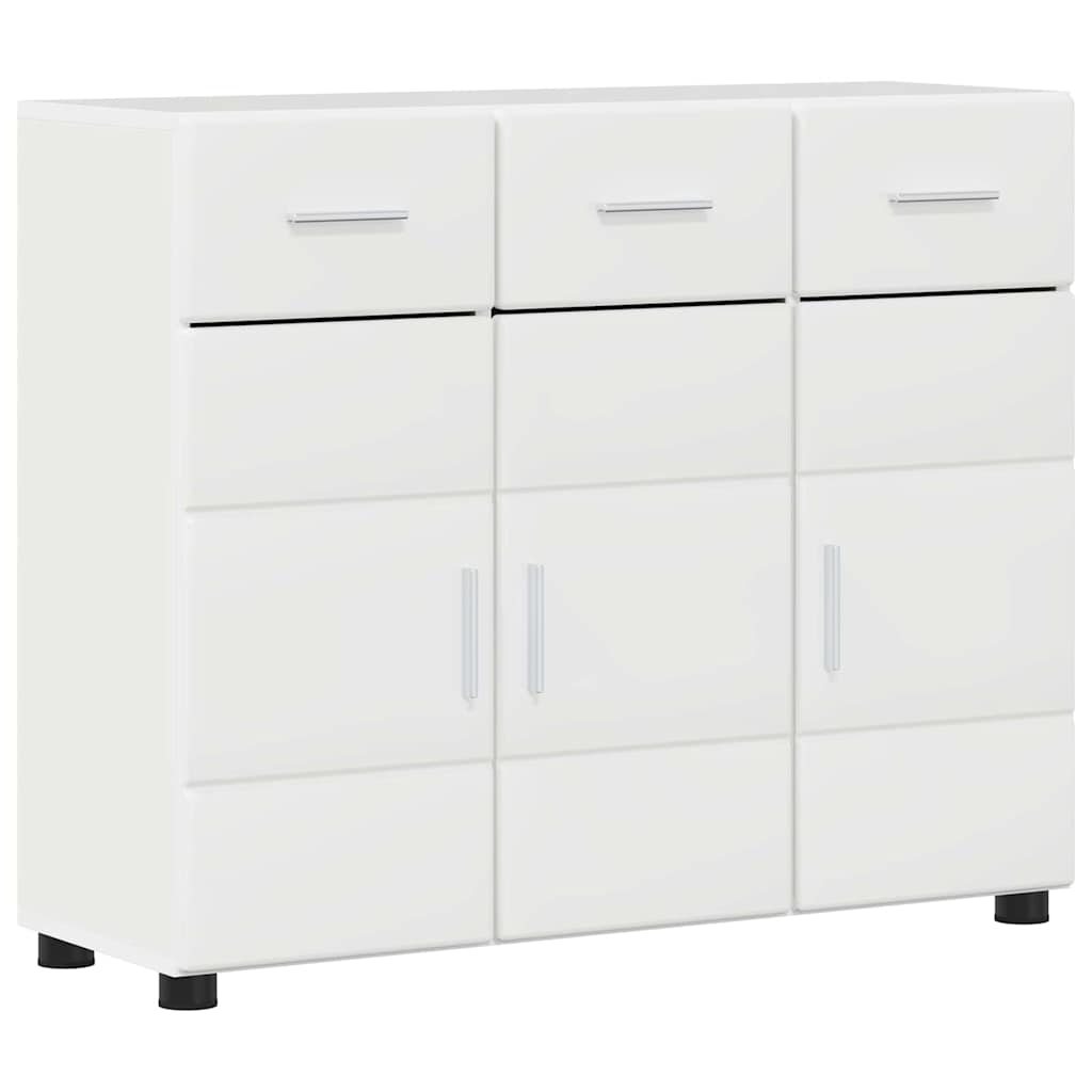 Credenza Con Porta Florin 88,5 X 30,5 X 73 Cm Bianco Lucido
