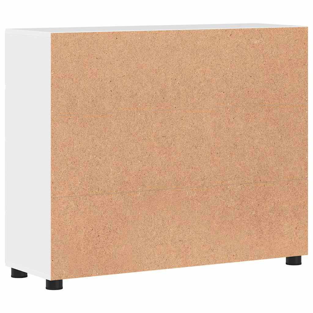 Credenza Con Porta Florin 88,5 X 30,5 X 73 Cm Bianco Lucido