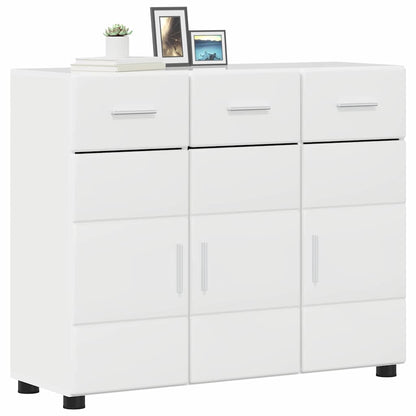 Credenza Con Porta Florin 88,5 X 30,5 X 73 Cm Bianco Lucido