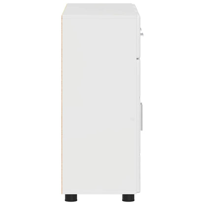 Credenza Con Porta Florin 88,5 X 30,5 X 73 Cm Bianco Lucido