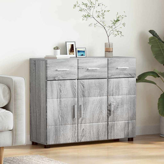 Credenza Con Porta Florin 88,5 X 30,5 X 73 Cm Grigio Sonoma