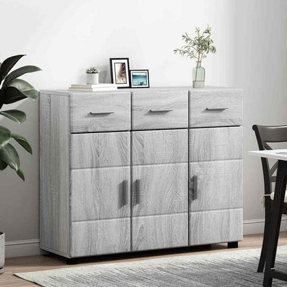 Credenza Con Porta Florin 88,5 X 30,5 X 73 Cm Grigio Sonoma
