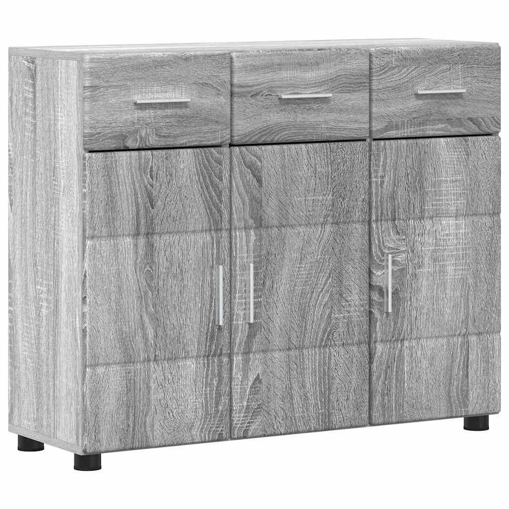 Credenza Con Porta Florin 88,5 X 30,5 X 73 Cm Grigio Sonoma