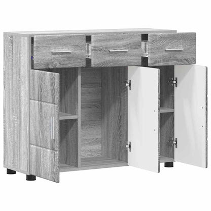 Credenza Con Porta Florin 88,5 X 30,5 X 73 Cm Grigio Sonoma
