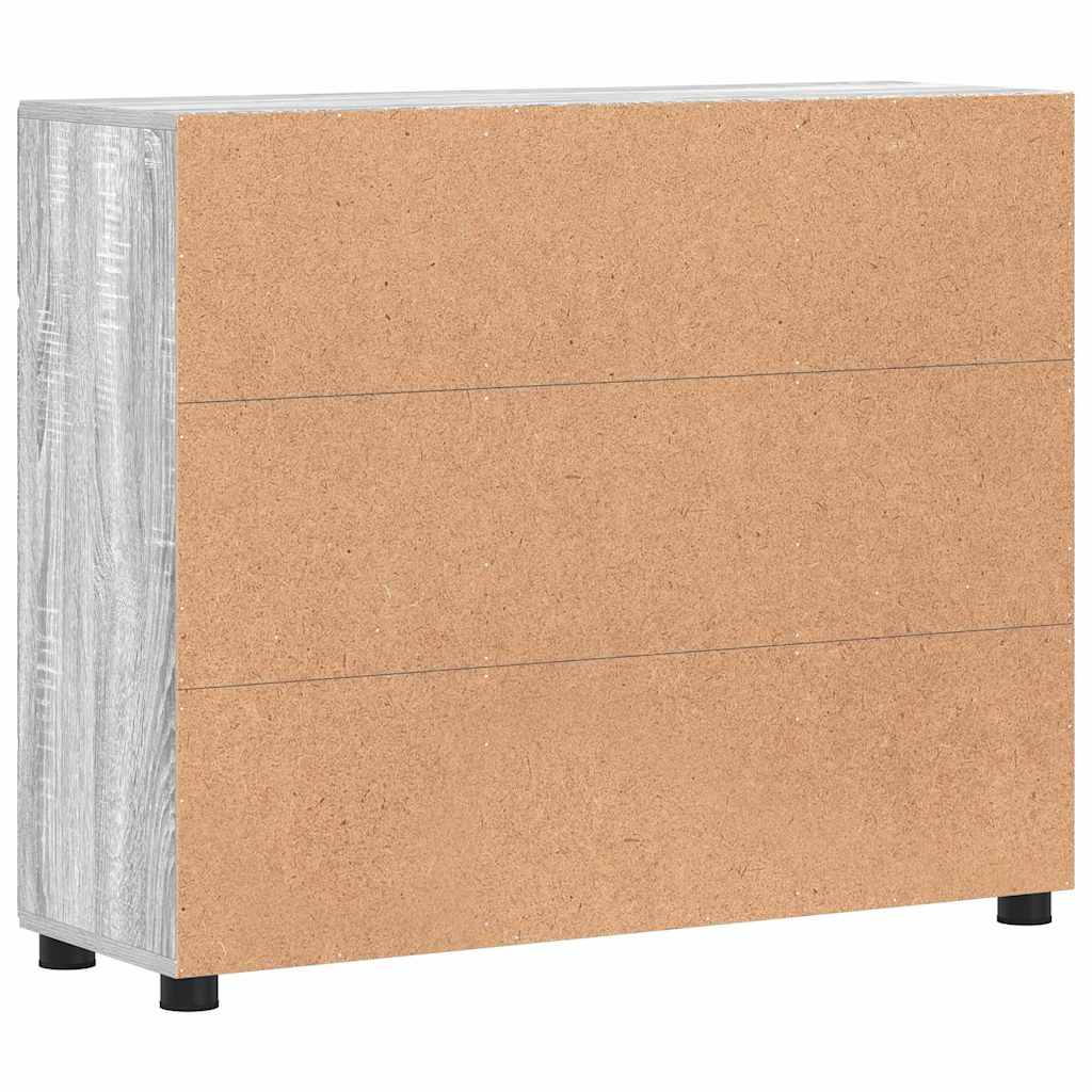 Credenza Con Porta Florin 88,5 X 30,5 X 73 Cm Grigio Sonoma