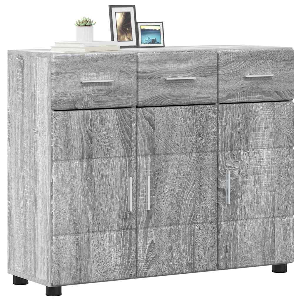 Credenza Con Porta Florin 88,5 X 30,5 X 73 Cm Grigio Sonoma