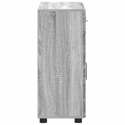 Credenza Con Porta Florin 88,5 X 30,5 X 73 Cm Grigio Sonoma
