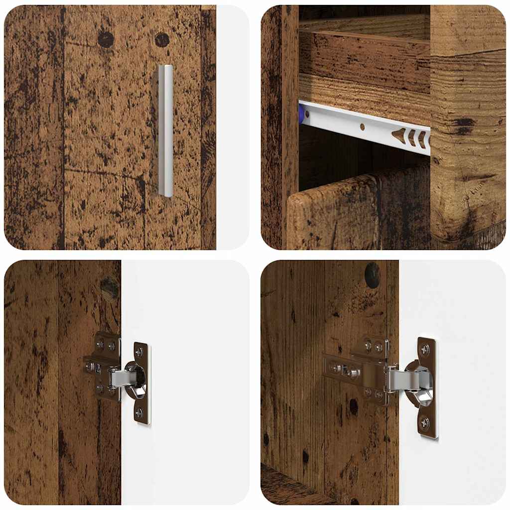 Credenza Con Porta Florin 88,5 X 30,5 X 73 Cm Legno Vecchio