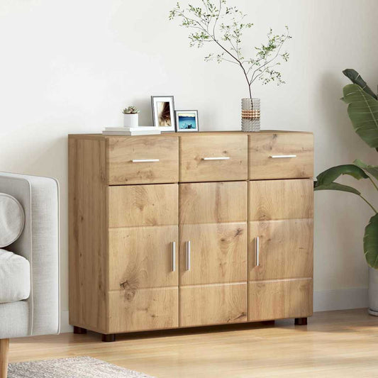Credenza Florin 88,5 X 30,5 X 73 Cm Rovere Artigianale