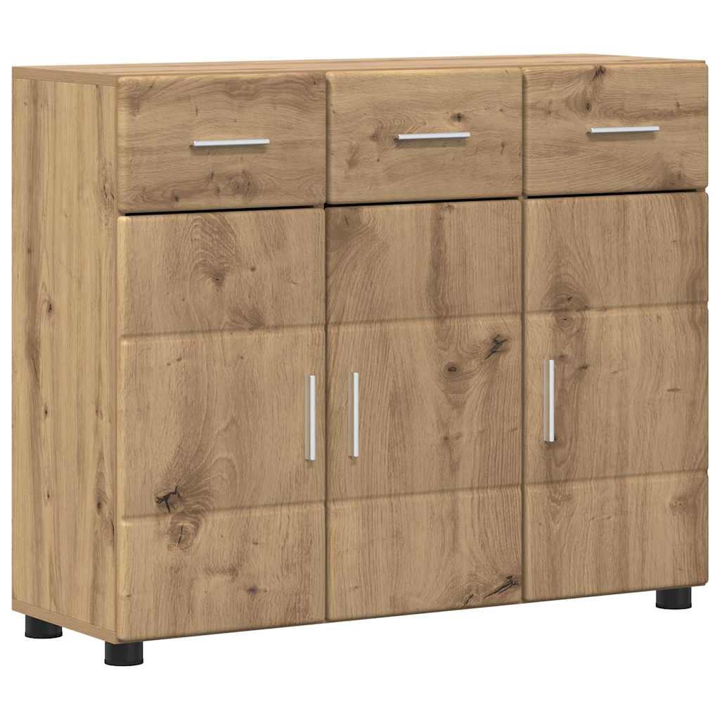 Credenza Florin 88,5 X 30,5 X 73 Cm Rovere Artigianale