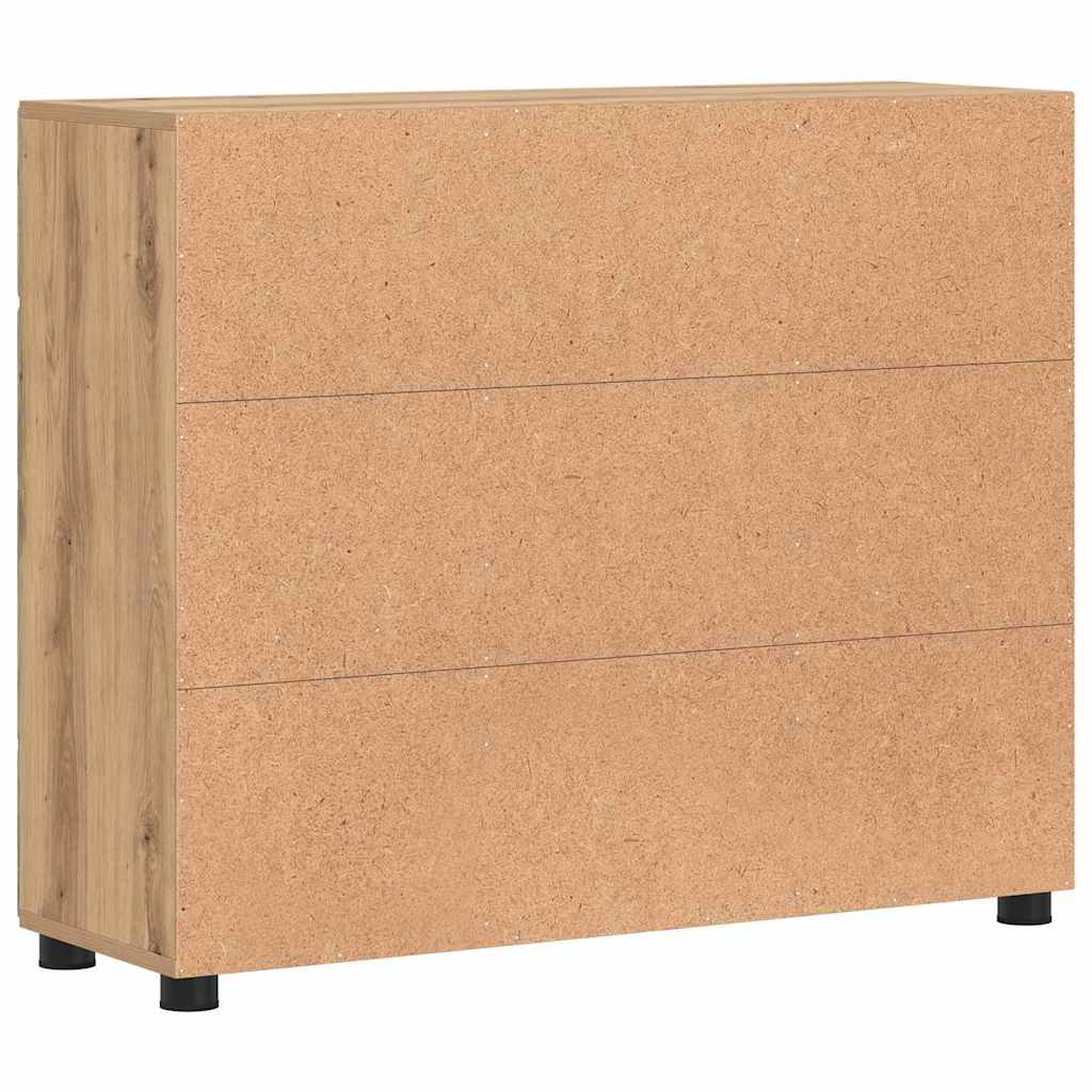 Credenza Florin 88,5 X 30,5 X 73 Cm Rovere Artigianale