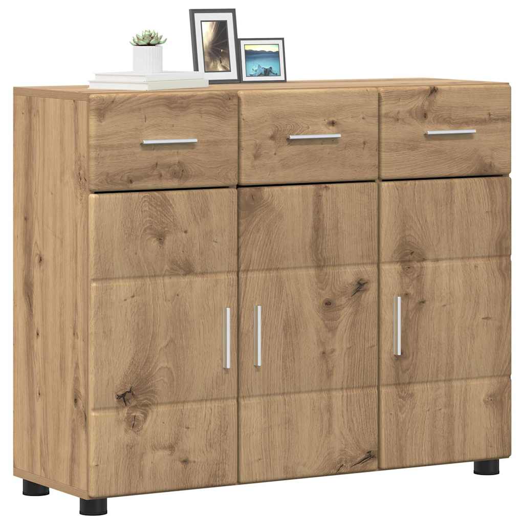 Credenza Florin 88,5 X 30,5 X 73 Cm Rovere Artigianale