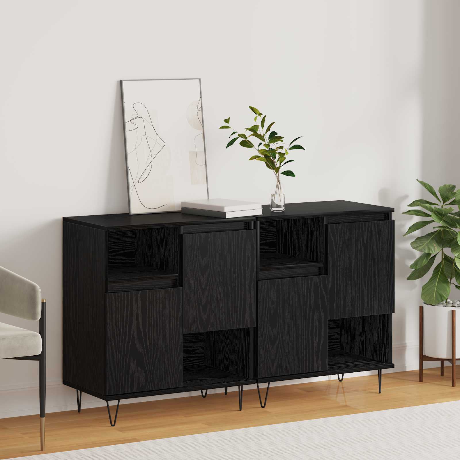 Credenza 2 Pz 60 X 35 X 70 Cm