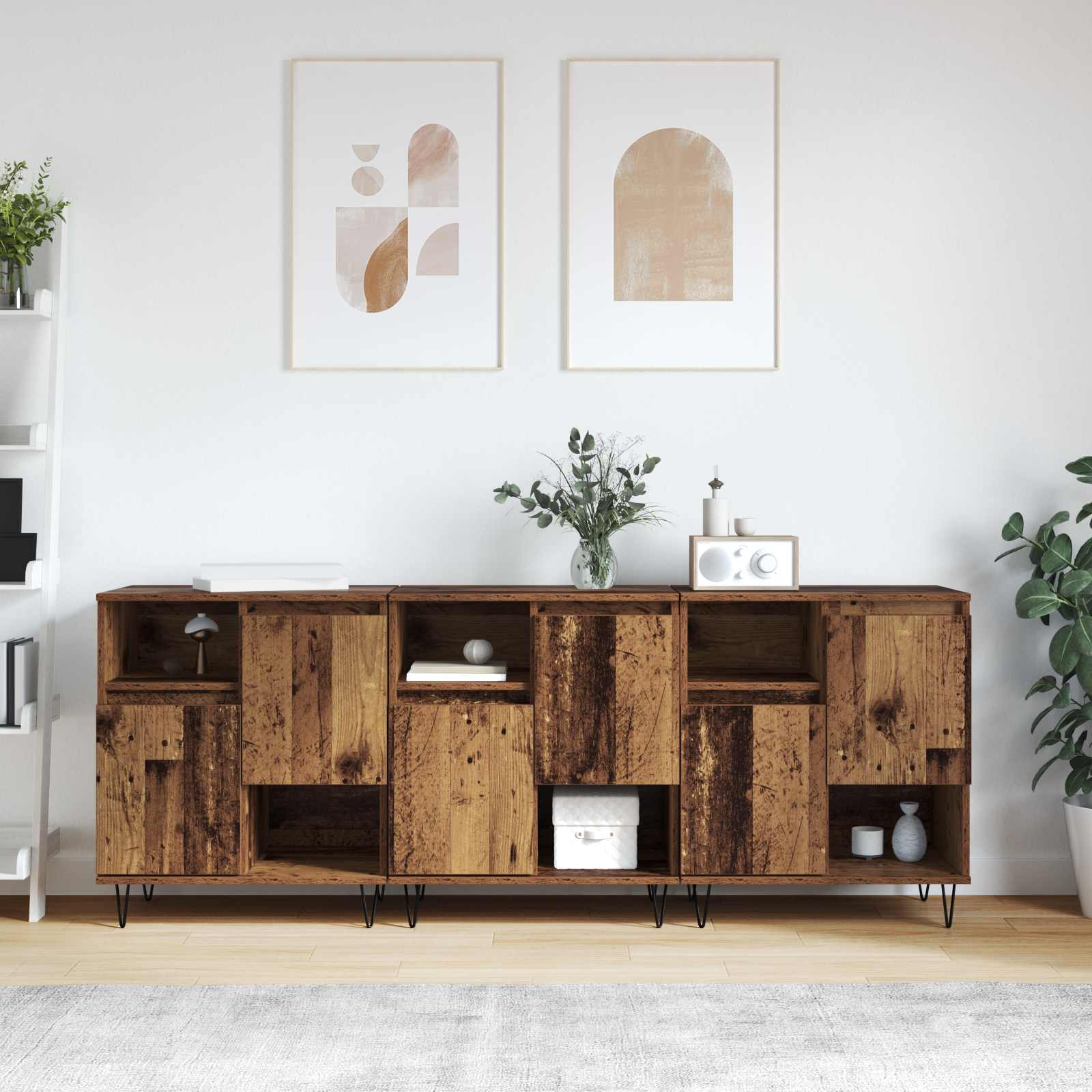Credenza 3 Pz 60 X 35 X 70 Cm