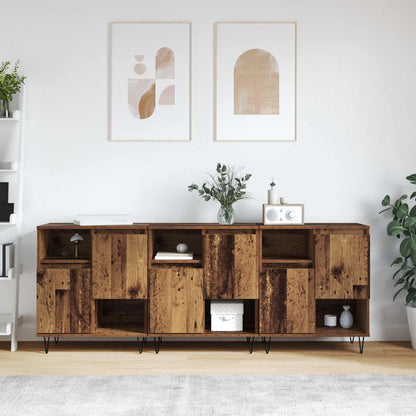 Credenza 3 Pcs 60 X 35 X 70 Cm