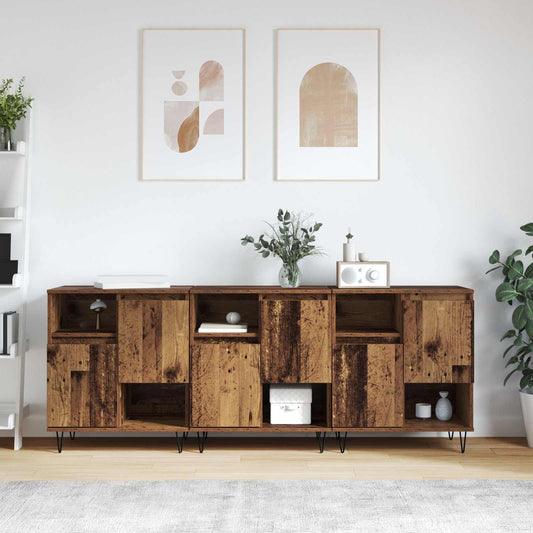 Credenza 3 Pcs 60 X 35 X 70 Cm