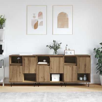Credenza 3 Pcs 60 X 35 X 70 Cm