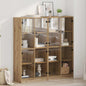 Credenza 2 Pcs 68 X 37 X 142 Cm Legno Multistrato