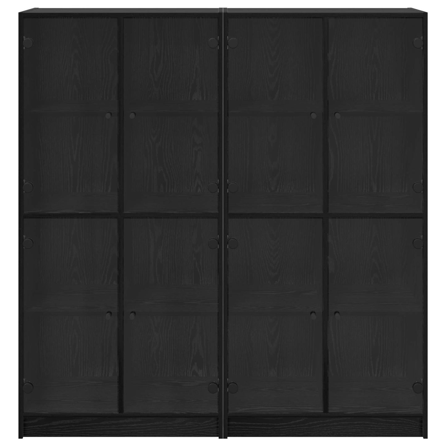 Credenza 2 Pcs 68 X 37 X 142 Cm Legno Multistrato