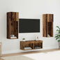 Mobili Tv A Muro 4Pz Con Luci Led