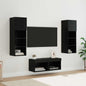 Mobili Tv A Muro 4Pz Con Luci Led