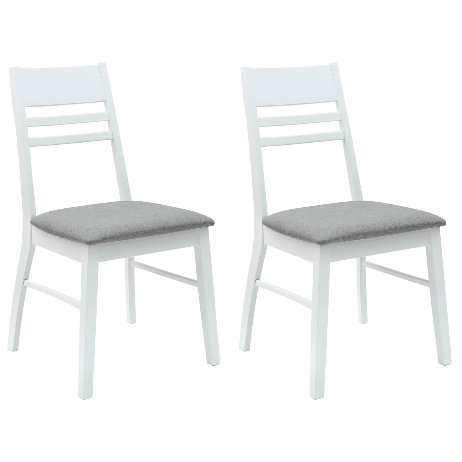 Sedie Da Pranzo 2 Pcs Bianco 43 X 54 X 89 Cm