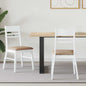 Sedie Da Pranzo 2 Pcs Bianco 43 X 54 X 89 Cm