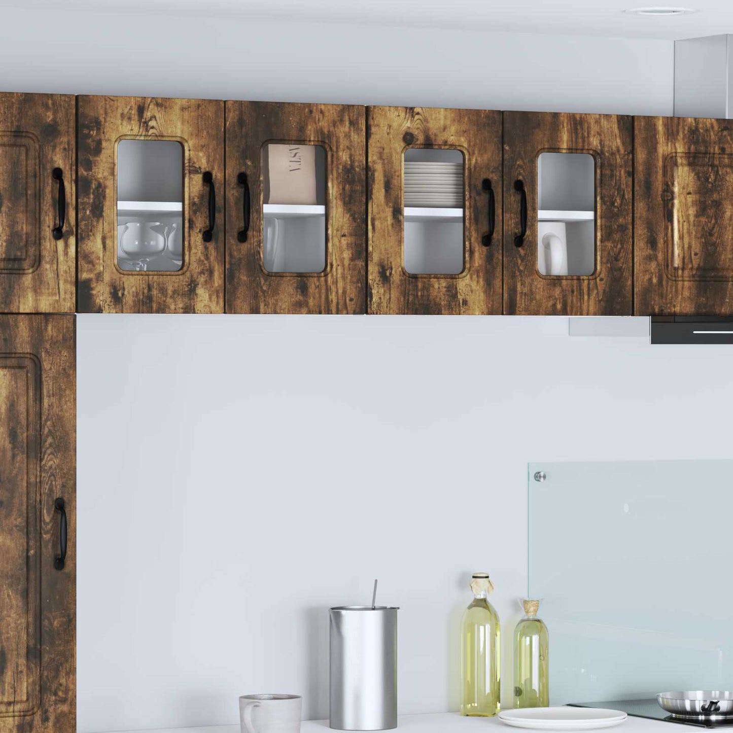 Pannello Lavastoviglie Kalmar Rovere Fumé 60 X 31 X 100 Cm Rovere Fumo