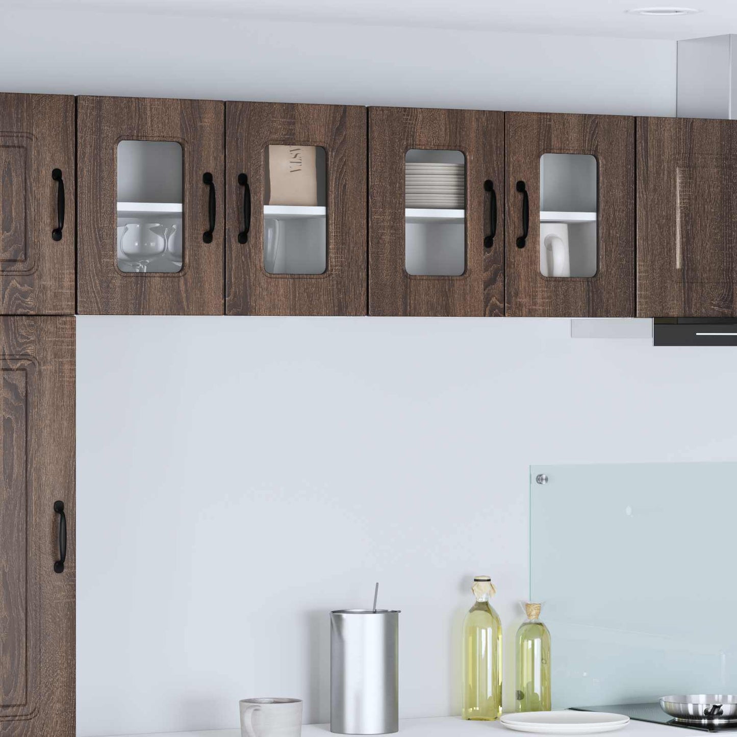 Pannello Lavastoviglie Kalmar Rovere Marrone 60 X 31 X 100 Cm Quercia Marrone
