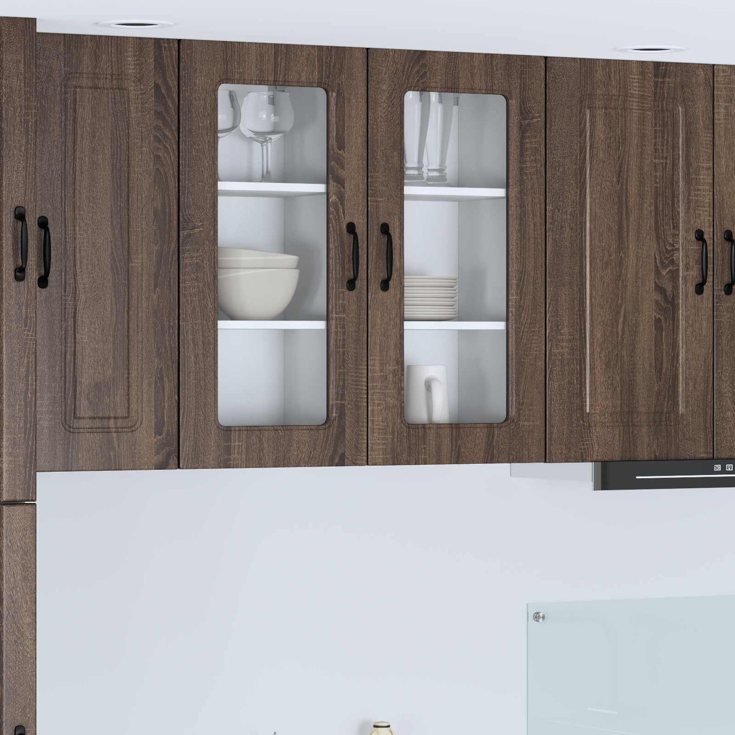 Pannello Lavastoviglie Kalmar Rovere Marrone 60 X 31 X 100 Cm Quercia Marrone